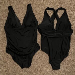 Black One-Piece Swimsuits